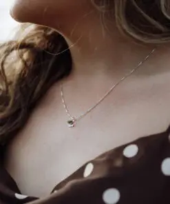 Alternative view of Lily Necklace - Gold
